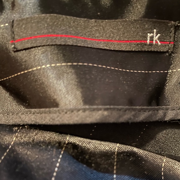 RK STRIPED SATINY SKIRT - Picture 3 of 4